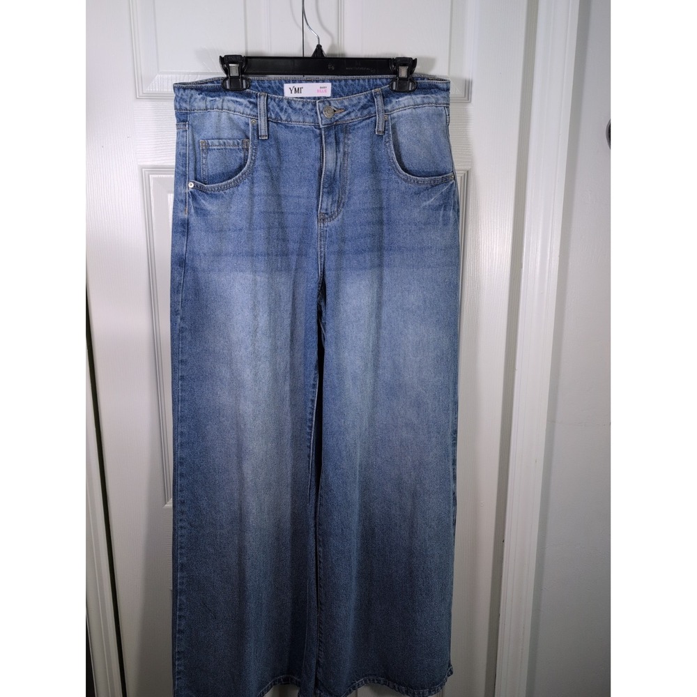 YMI Jeans Woman's Juniors Size 7/28 Wide Leg Baggu Billie Jeans NWOT